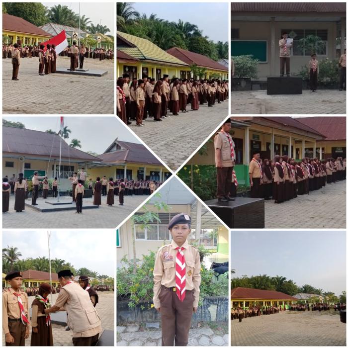 MTsN 2 Muaro Jambi Gelar Upacara Hari Sumpah Pemuda