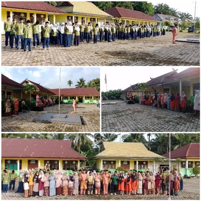 MTsN 2 Muaro Jambi Gelar Peringatan Hari Pendidikan Nasional dengan Khidmat