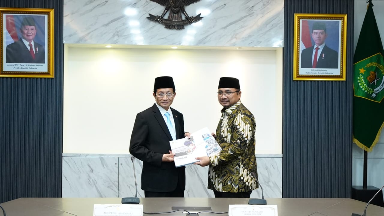 KH Nasaruddin Umar Dilantik sebagai Menteri Agama Periode 2024-2029