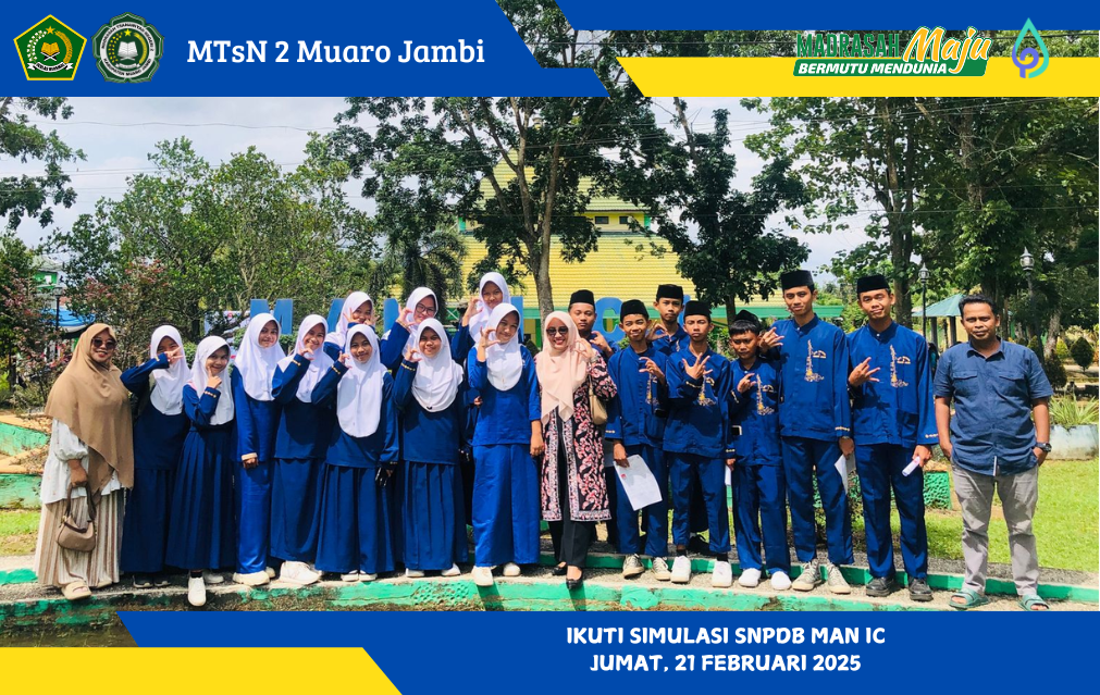 17 Siswa MTsN 2 Muaro Jambi Ikuti Simulasi Tes SNPDB MAN IC Tahun 2025