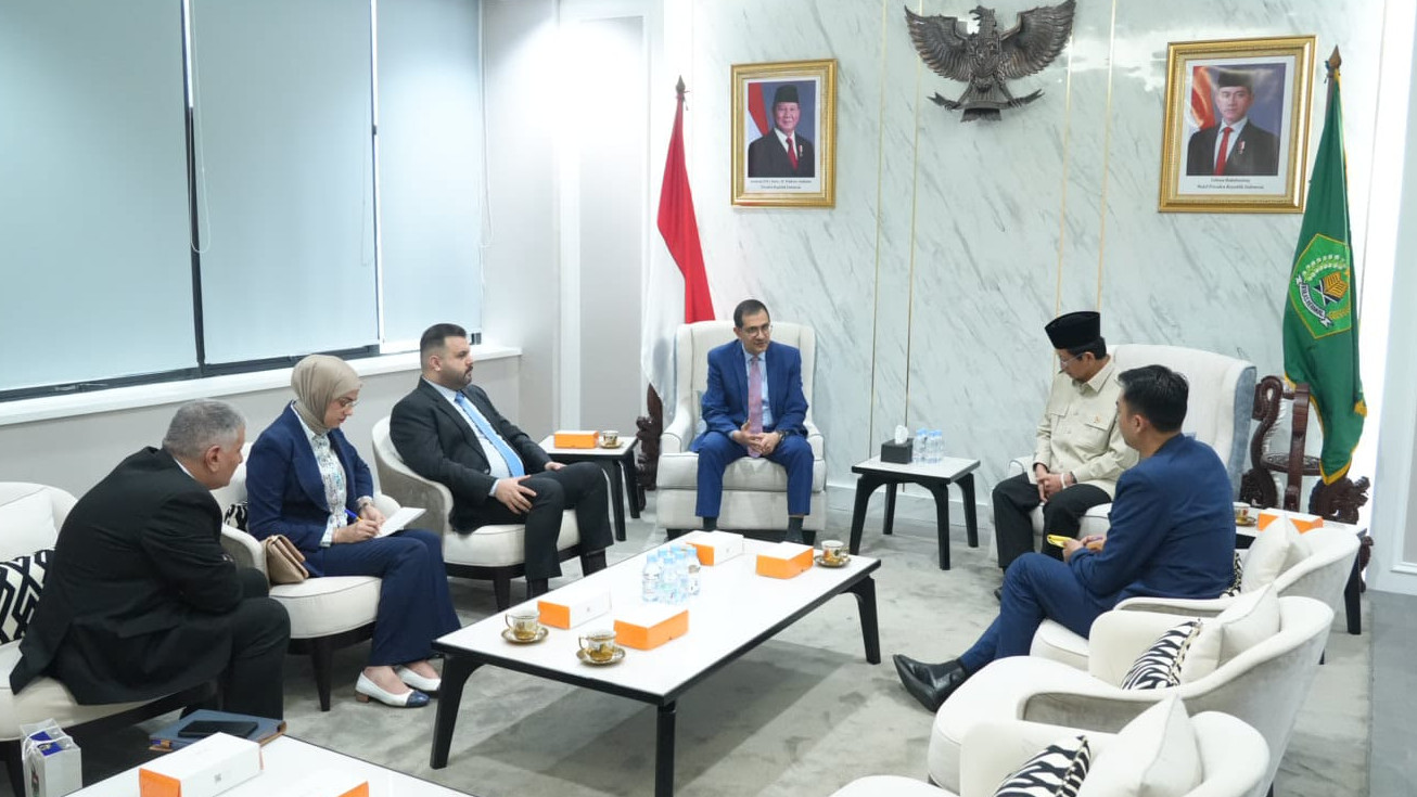 Menteri Agama RI Terima Kunjungan Kuasa Usaha Ad Interim Kedutaan Besar Irak