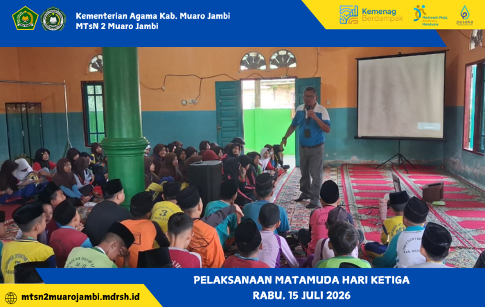 Hari Ketiga MATAMUDA, Peserta Didik Baru Ikuti Materi Tata Tertib dan Tata Krama Madrasah