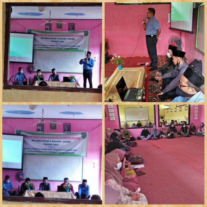 MGMP Se-KKM MTsN 2 Muaro Jambi Mengadakan Kegiatan Cara Membuat Lembar Kerja Peserta Didik (LKPD)