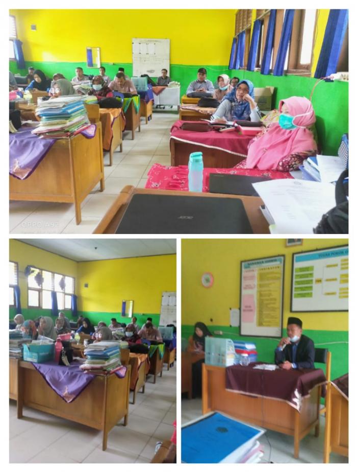 Rapat Kenaikan Kelas di Era Pandemi Covid-19 MTsN 2 Muaro Jambi