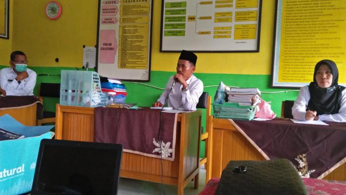 Pelaksanaan MATSAMA di Tengah Pandemi Covid 19 di MTsN 2 Berjalan Lancar
