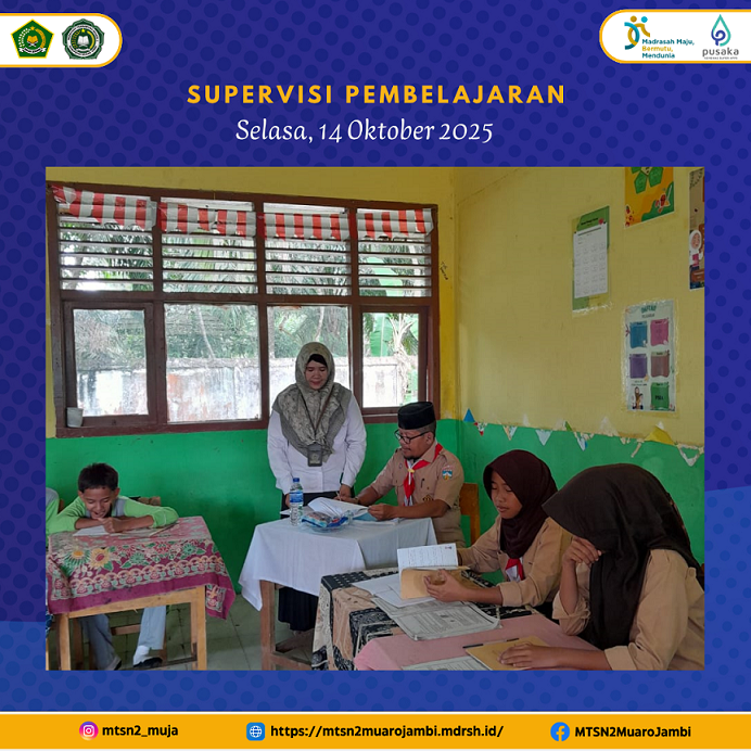 Pelaksanaan Supervisi Pembelajaran Matematika di MTsN 2 Muaro Jambi