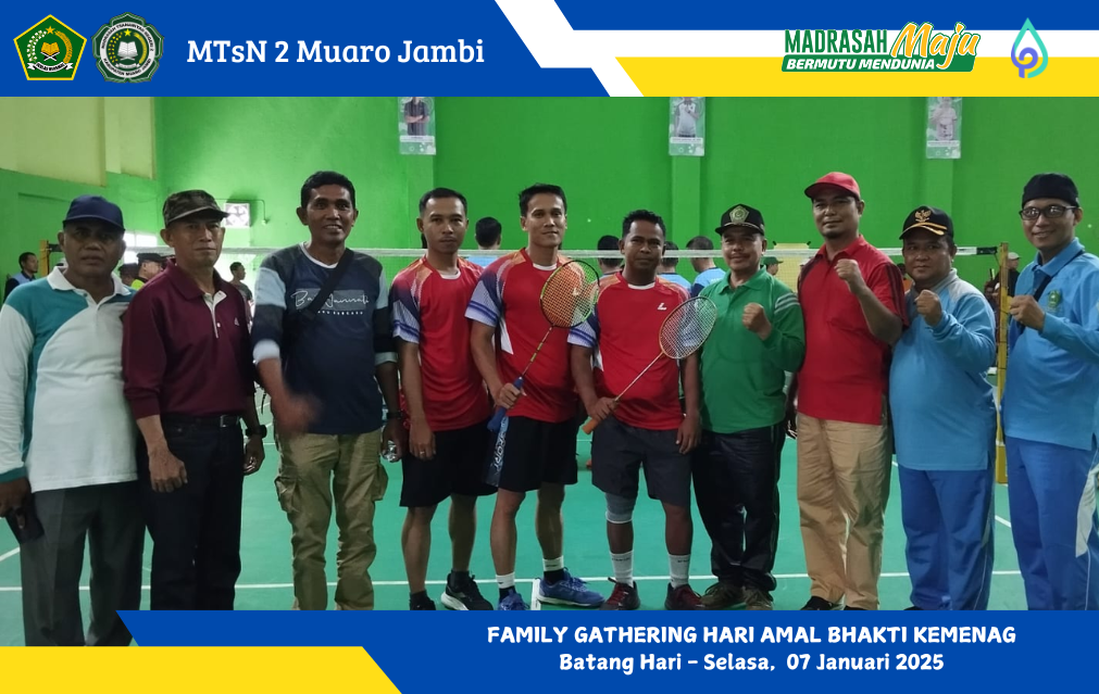 Wakil Kepala Bidang Kesiswaan MTsN 2 Muaro Jambi Ikuti Family Gathering dalam Rangka HAB Kemenag Ke-79