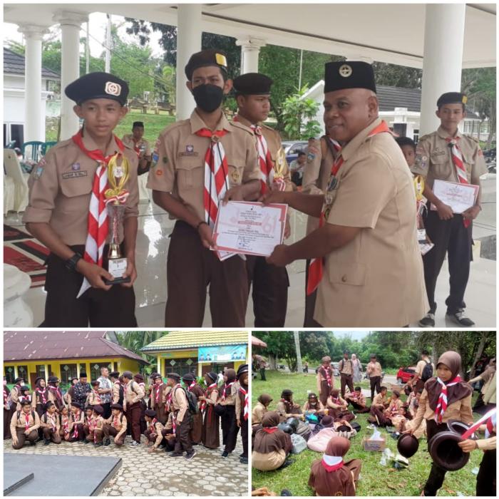 Pangkalan Pramuka MTsN 2 Muaro Jambi Raih Juara 1 Dalam Rangka HUT Pramuka Ke 61