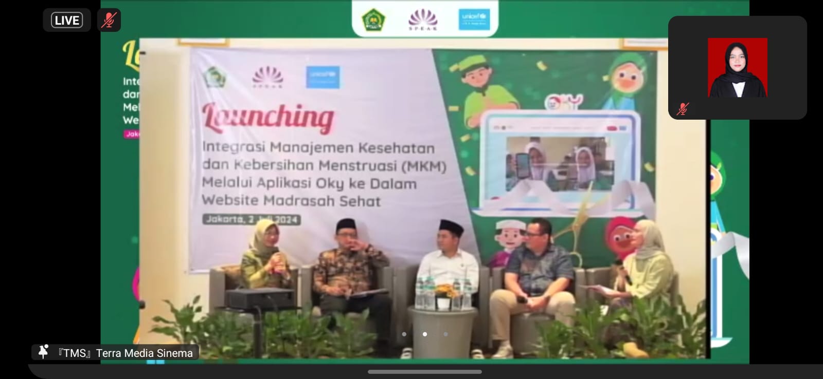 Kemenag RI Launching Program Manajemen Kebersihan Menstruasi (MKM) pada Madrasah 