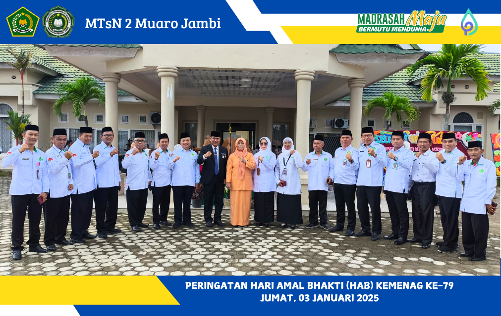 Upacara Peringatan Hari Amal Bhakti (HAB) Kementerian Agama RI ke-79: Semarak Tema Umat Rukun Menuju Indonesia Emas