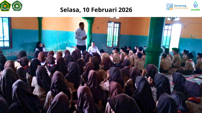 Berikan Gambaran Pendidikan Lanjutan, MAN 2 Muaro Jambi Sosialisasi di MTsN 2 Muaro Jambi