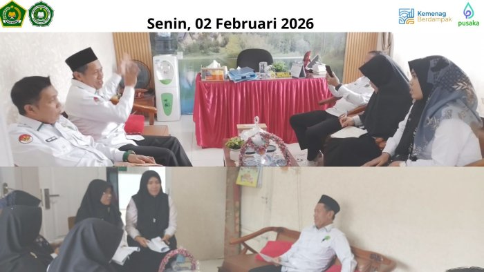 Pengawas Madrasah Bahas Kookurikuler dan Implementasi Kurikulum Berbasis Cinta di MTsN 2 Muaro Jambi