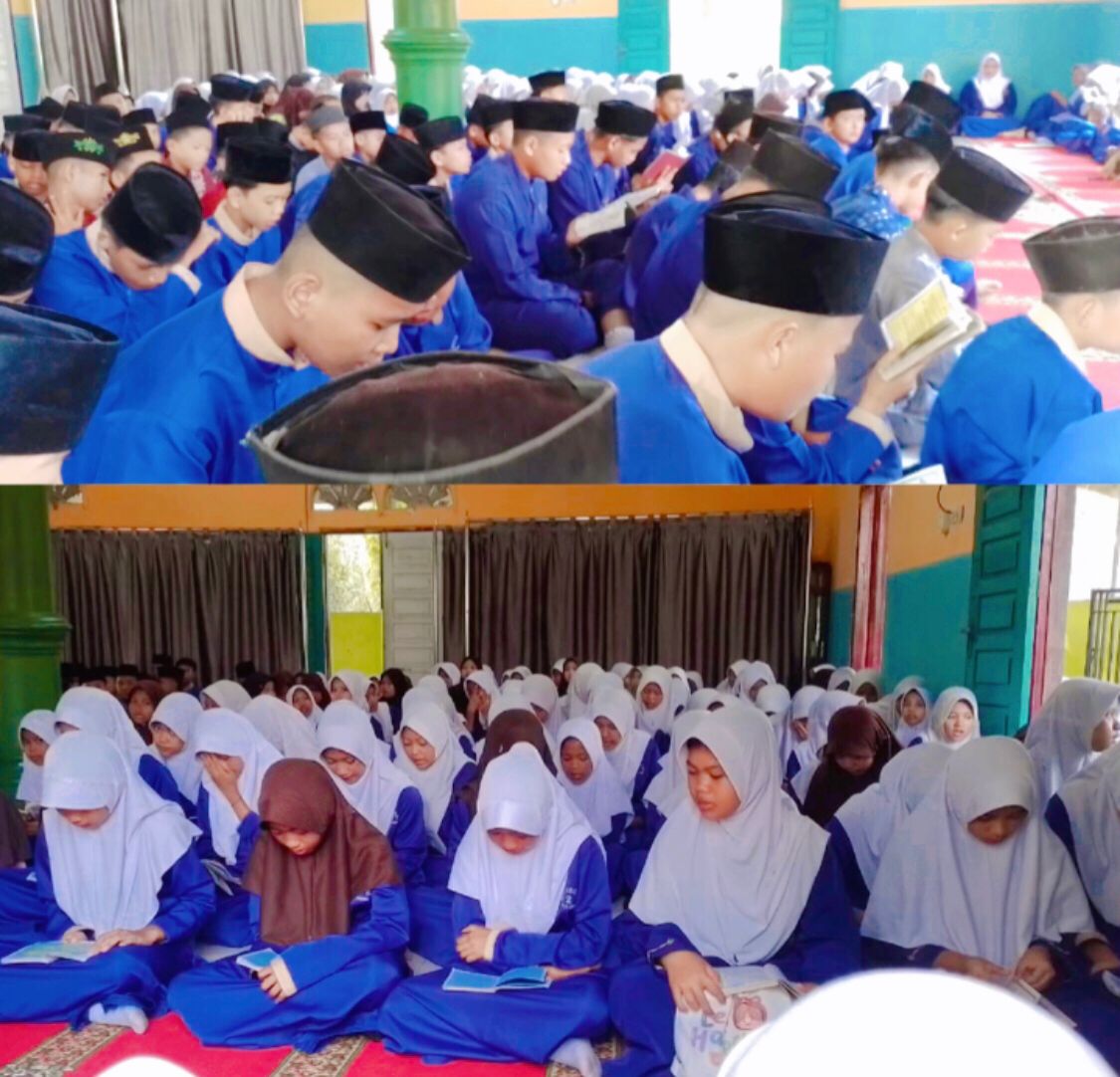 Mengawali Tahun Ajaran Baru, MTsN 2 Muaro Jambi Gelar Yasinan Rutin Jumat