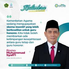 Kemenag Upayakan Skema Insentif Berkeadilan untuk Guru Honorer