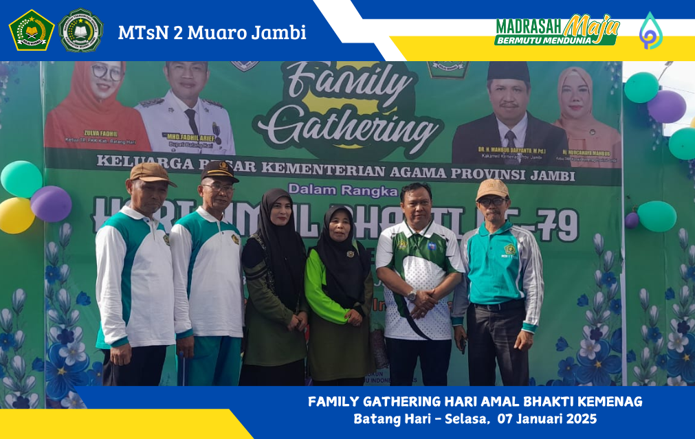 Kepala MTsN 2 Muaro Jambi Hadiri Family Gathering HAB Kemenag Ke-79 di Batang Hari