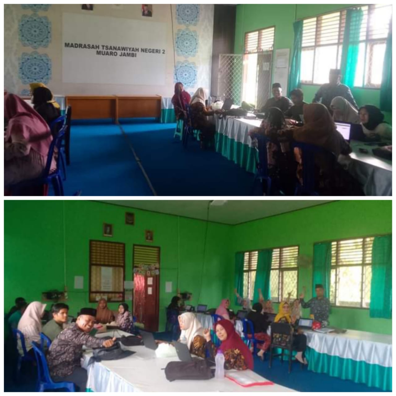 Guru MTsN 2 Muaro Jambi Selesaikan RDM Semester II