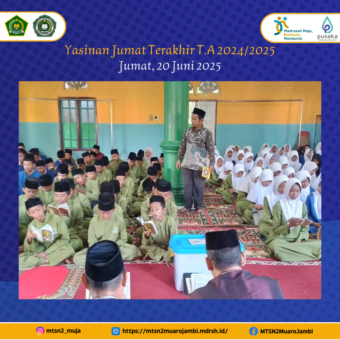 Yasinan Jumat Terakhir Tahun Ajaran 2024/2025