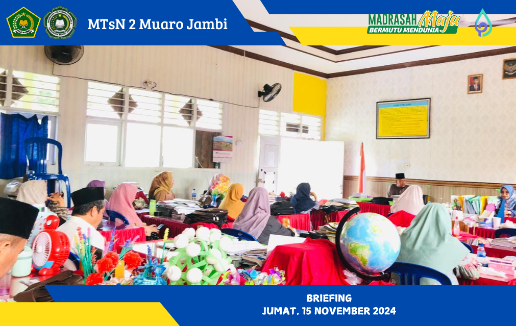 Briefing Persiapan Hari Guru Nasional dan Pentas Seni