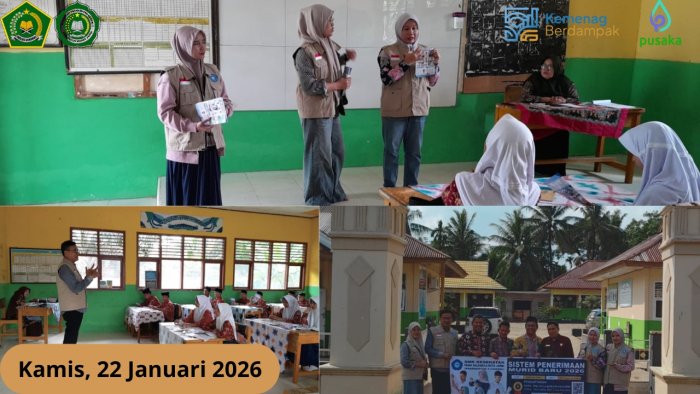 Kenalkan Pendidikan Kesehatan, SMK Fania Salsabila Kunjungi MTsN 2 Muaro Jambi
