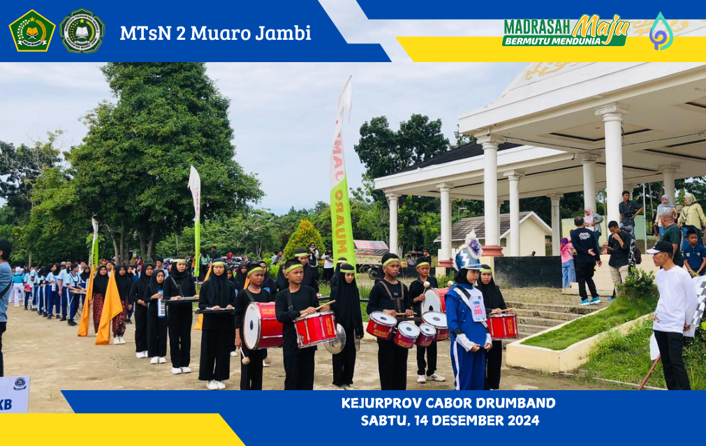 MTsN 2 Muaro Jambi Raih Prestasi di Kejurprov Cabor Drum Band Tahun 2024