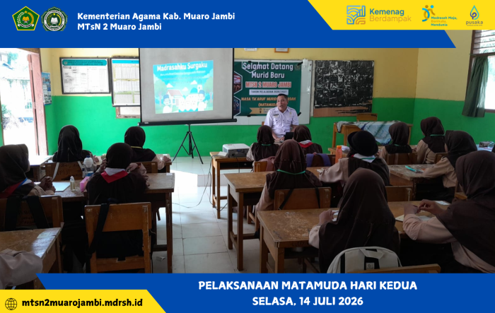 Hari Kedua MATAMUDA dengan Materi Madrasahku Surgaku: Madrasah Sehat, Aman, dan Menyenangkan