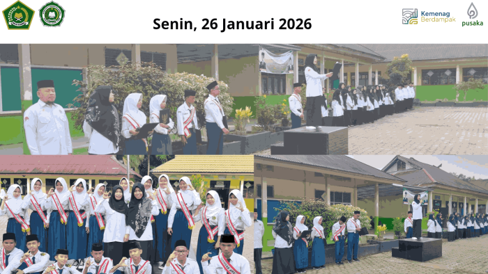 Pembina Upacara Tekankan KeDisiplin, Kelas IXC Sukses Jadi Petugas Upacara